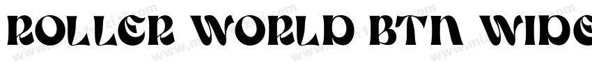 Roller World BTN Wide字体转换